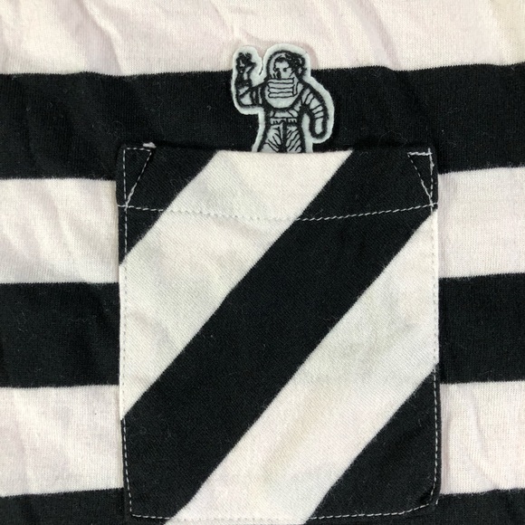 Billionaire Boys Club Black Striped Pocket T shirt - Picture 3 of 7